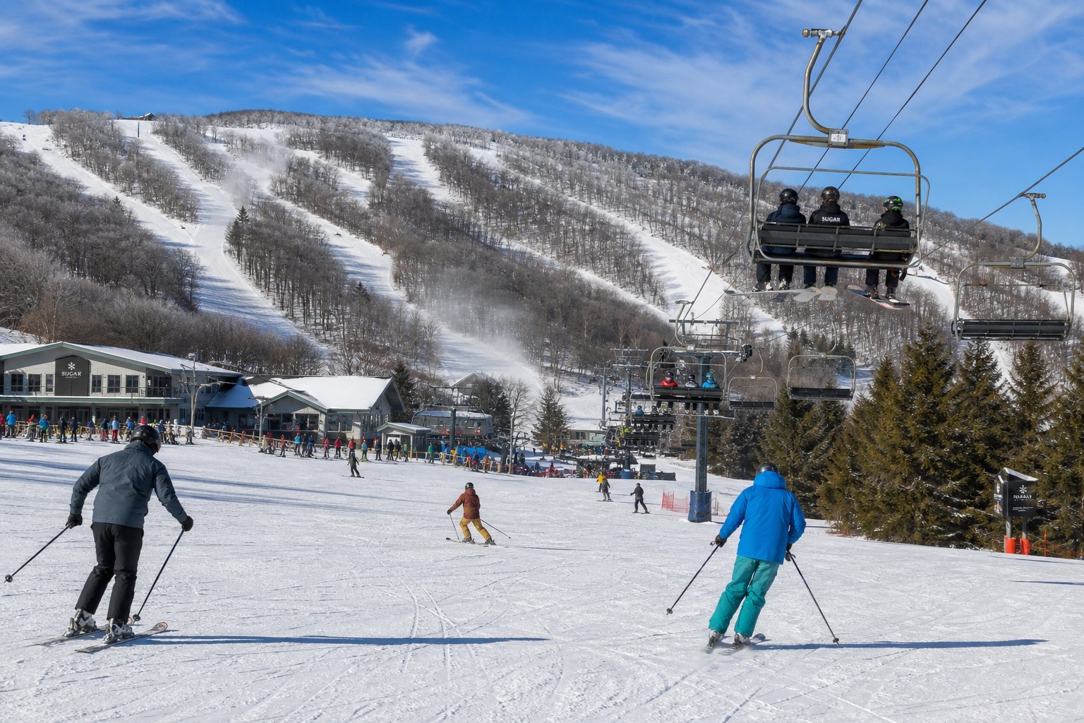 Skiing snowboarding NC mountains Sugar Mountain