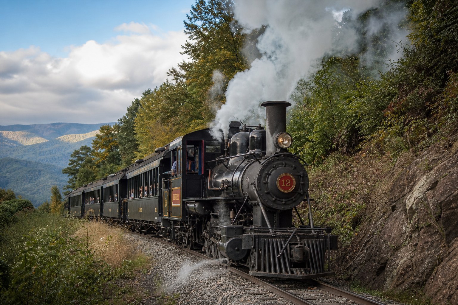 Tweetsie Railroad theme park NC mountains